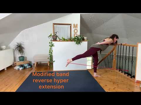 Modified band reverse hyperextension