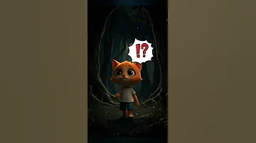 The Lost Kitten Chased By Zombie Shorts Kitten Zombie Funny Kucing 