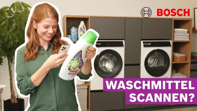 i-Dos für Waschmaschinen dosiert Waschmittel effizient und automatisch |  Bosch Neuheiten mit Sally - YouTube