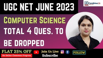 UGC NET JUNE 2023 Computer Science| UGC NET Expected Cutoff Computer Science|NTA UGC NET Cutoff 2023