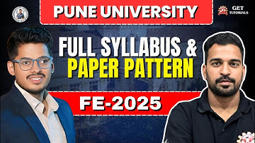 😎PUNE UNIVERSITY (SPPU) First Semester New Syllabus & Paper Pattern