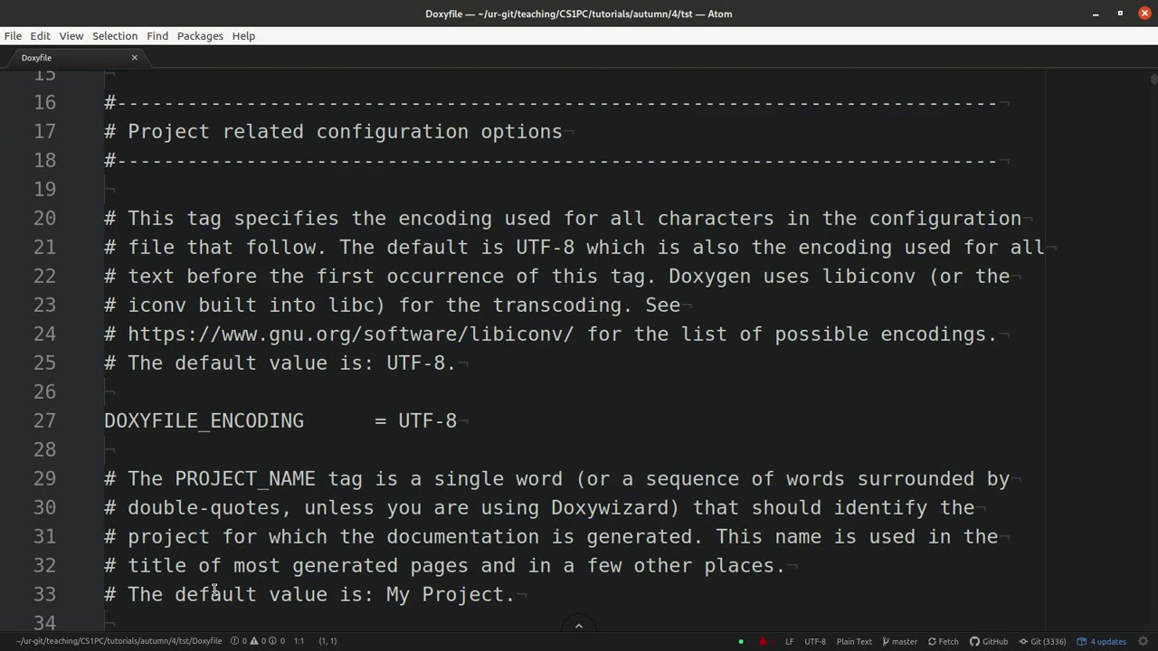 Week 4-3 Tutorial - Optional Introduction to Doxygen - YouTube