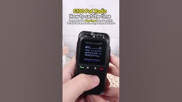 TD-G100 POC Firmware Update: Manual Time Setting Function Tutorial