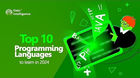 Top 10 Programming Languages to Learn in 2024.