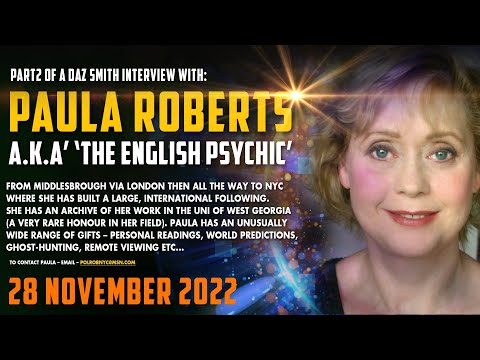 Interview 2 with Paula Roberts - The English Psychic - 28 November 2022.