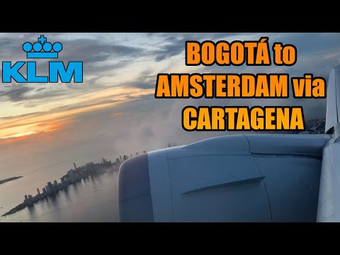 KLM | Bogota - Cartagena - Amsterdam | Boeing 787-9 | Flight Report (#69)