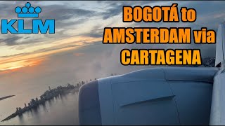 KLM | Bogota  Cartagena  Amsterdam | Boeing 7879 | Flight Report (#69)