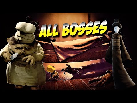 LITTLE NIGHTMARES:➤ ALL BOSSES / ALL BOSS FIGHTS  [ NO DEATHS, 4K60ᶠᵖˢ UHD ]