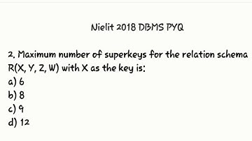 What is the maximum number of superkeys possible over the relation schema given