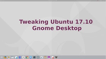 Ubuntu 17.10 Custom Themes & Extensions Install