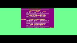 Make HTML Table More Attractive With HTML Color Codes | HTML Tutorial For Beginners