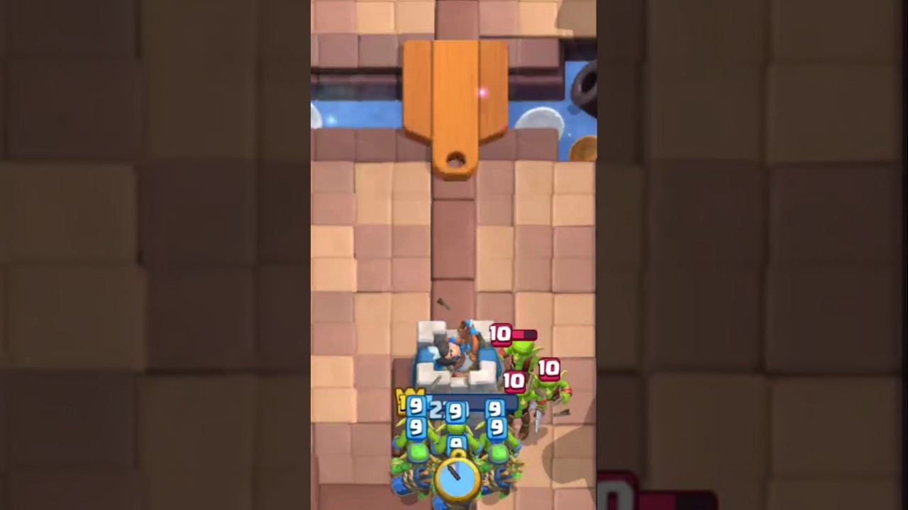 Drunk Goblin 🤣 #clashroyale #giantskeleton #goblin #gaming #gamingvideos