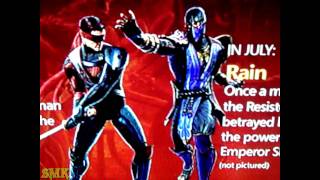 Mortal Kombat 9 ( 2011 ) - First look - Kenshi, Rain + Next Klassic Costumes [ HD ]
