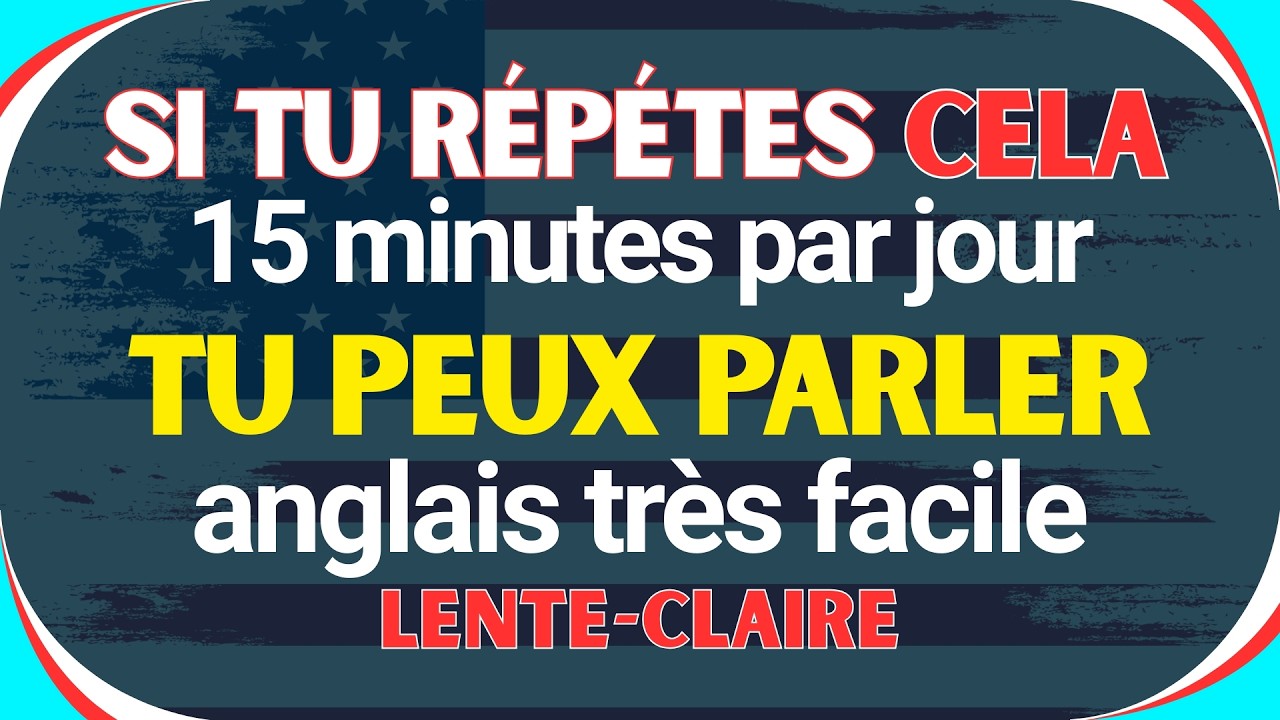 😱🎯 SI vous DOMINEZ ces PHRASES, votre ANGLAIS est EXCELLENT✅APPRENEZ L'ANGLAIS RAPIDEMENT ✨
