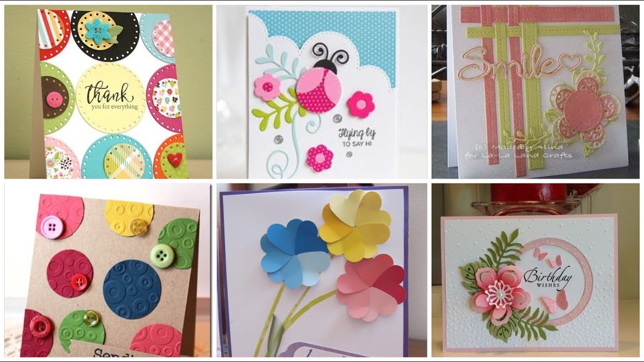 Brand new handmade stylish greeting card design create ideas 2019