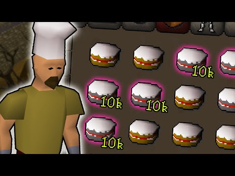 I Purposely Burnt Food to Make Money in Free to Play Runescape