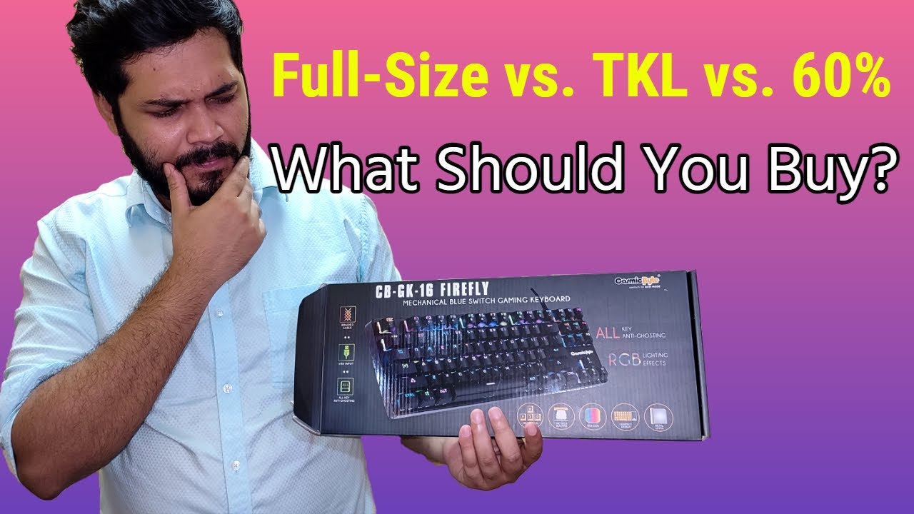 What Is a Full Size,Ten Key Less,& 60 Percent Keyboard|Best TKL RGB ...