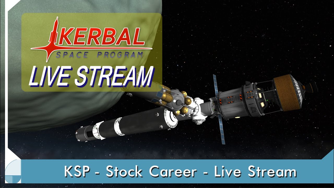 Crewing Minmus Station | Stock Live Stream (1.10 .1)