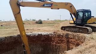 Sany long reach excavator 09642656505