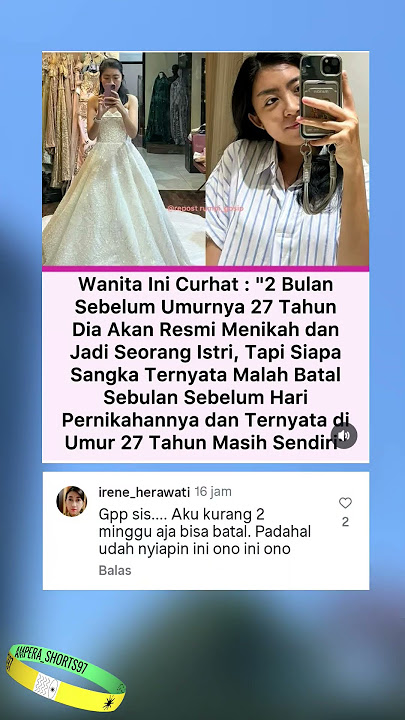 Padahal sudah persiapan tuk nikah