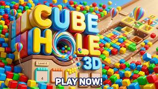 Cube Hole 3D: Color Sort Game Gameplay Android screenshot 1