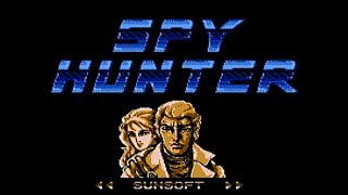 Spy Hunter (Sunsoft, Sept 1987) - NES Gameplay