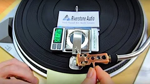 Riverstone Audio Record-Level Turntable Vertical Tracking Force Gauge- Setup and Product Features
