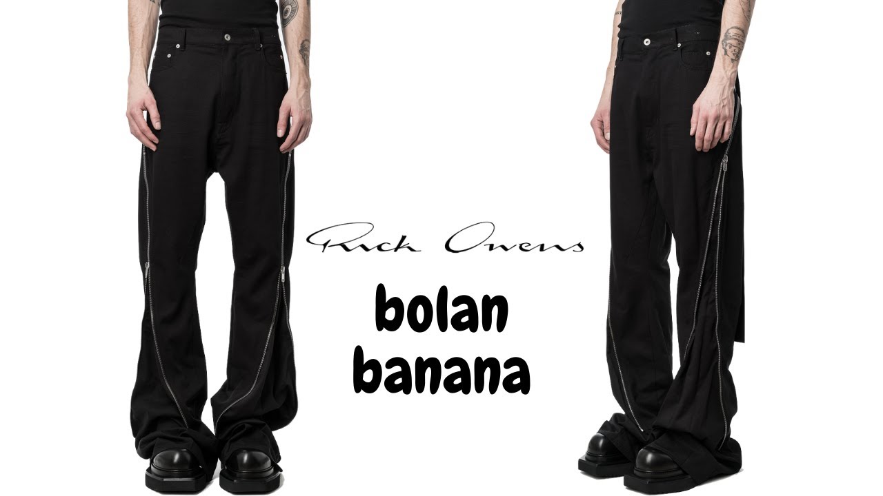 Rick Owens Bolan Banana Denim Pants | SPRING SUMMER 2022 FOGACHINE RUNWAY