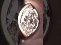 Bright Cut Bezel on Marquise Diamond #jewelry #processvideo #diamond #gold #diamondring