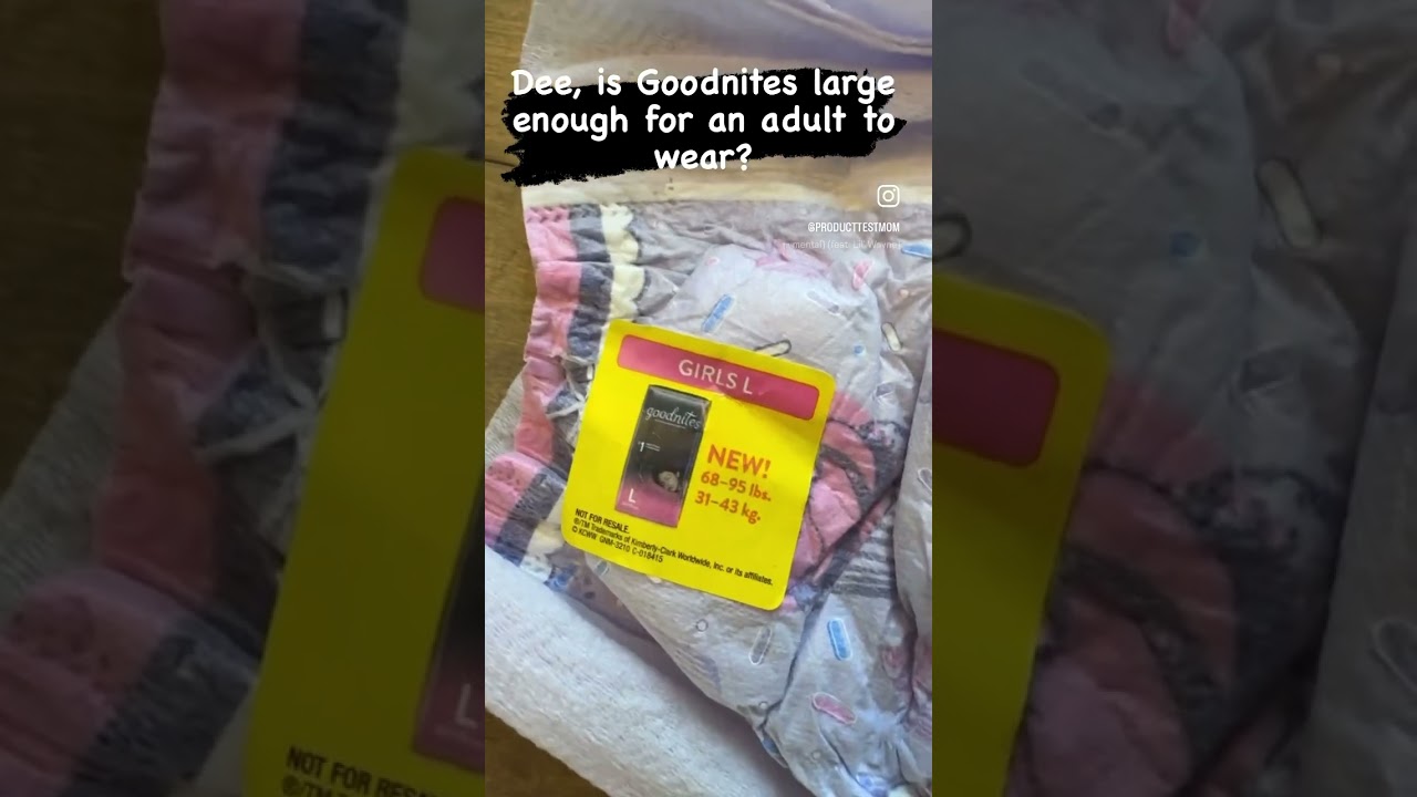 Can an adult fit into Goodnites? 