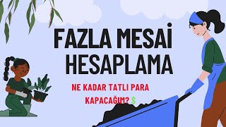 Mesai̇ Ücreti̇ Nasil Hesaplanir ? Fazladan Mesai̇ Ücreti̇ Nasil Hesaplanir Mesai̇ler Nasil Hesaplanir