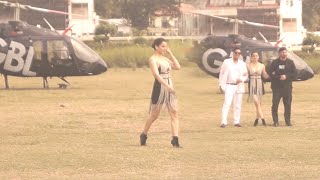 Dhaakad Trailer Launch: Kangana Ranaut Grand Entry in Helicopter at Race Course | Shudh Manoranjan