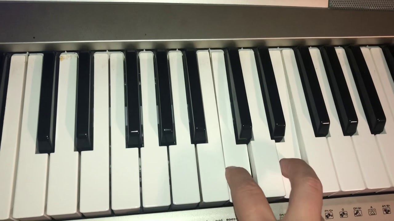 El Costal Lleno de Piedras - Alegres del Barranco (Melodia Tutorial en Teclado)