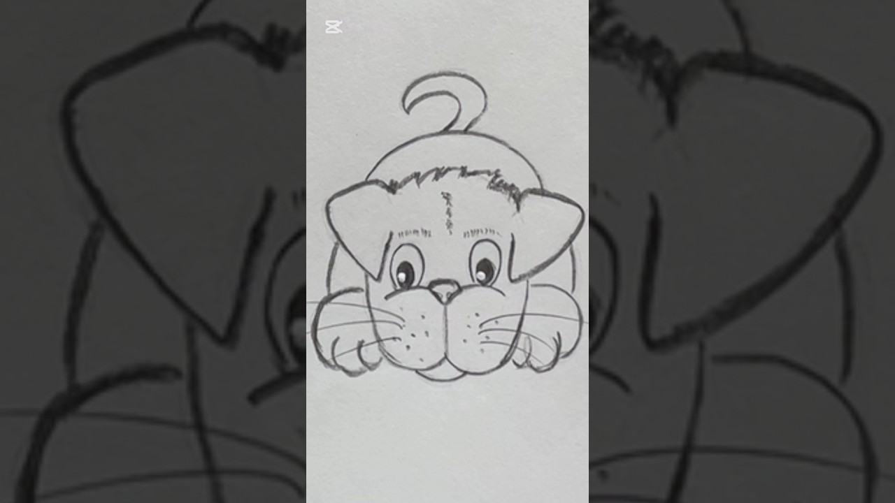 Drawing dog using circles 