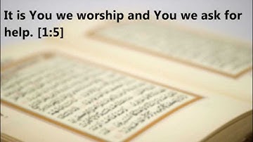 Surat Al-Fātiĥah (The Opener) - سورة الفاتحة  - Ahmed el Ajmi