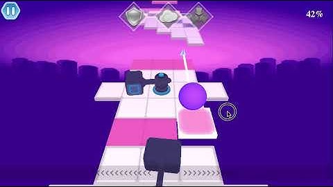 Rolling Sky Tutorial Level 1 Cloud All 20/20 Gems