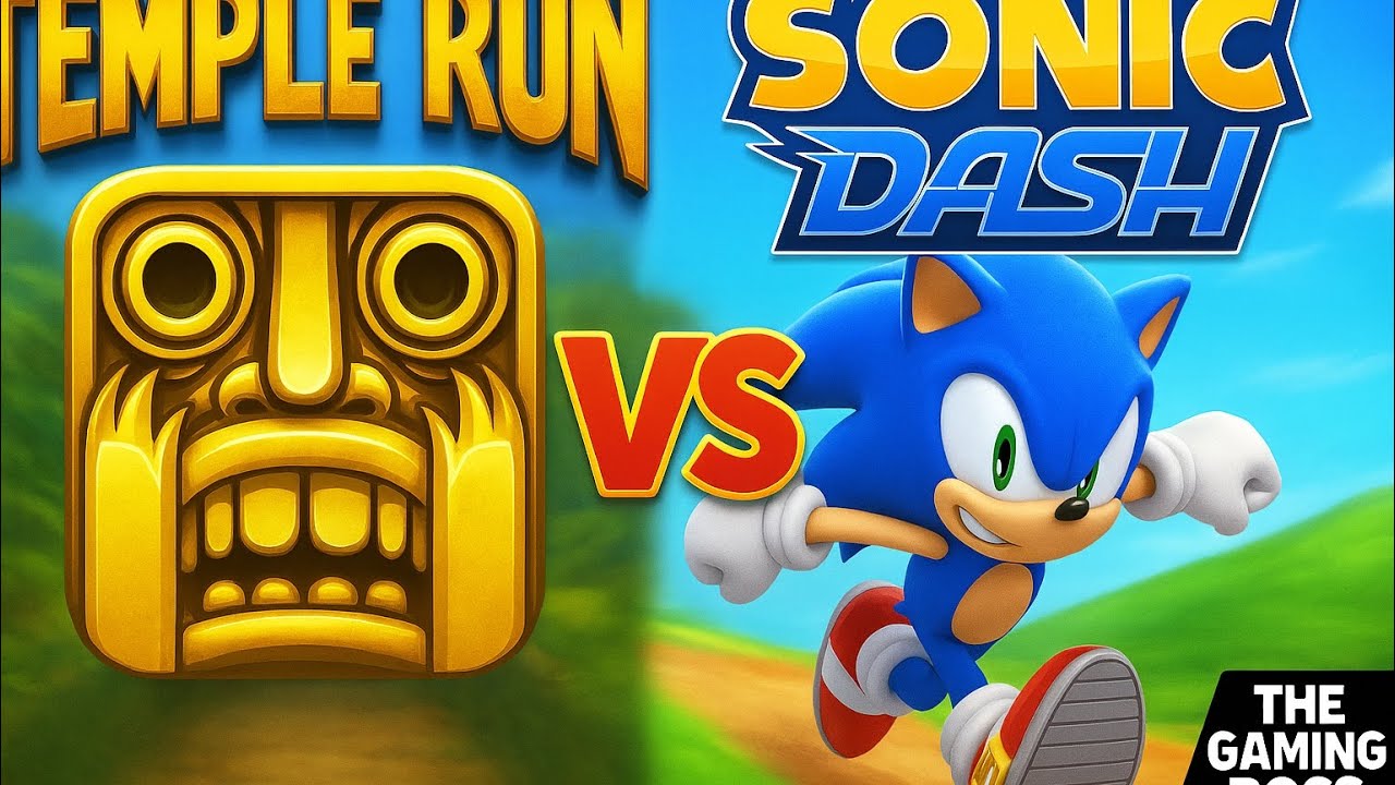Temple Run vs Sonic Dash – Epic Split-Screen Showdown! | The Gaming ...