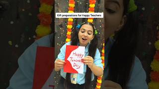 Teachers Day Special Gifts Preparations In School
