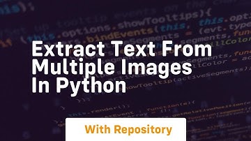 extract text from multiple images in python