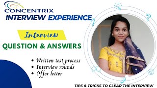 Concentrix Interview Experience | How to answer Concentrix Interview questions | Freshers interview