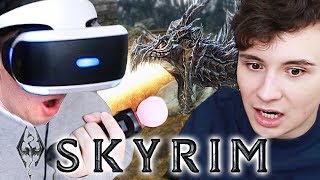 Skyrim VR: Phil vs. A DRAGON!