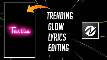 Node Video App Lyrics Glow Tutorial - Node App Editing - Alight Motion Text Effect #nodevideo