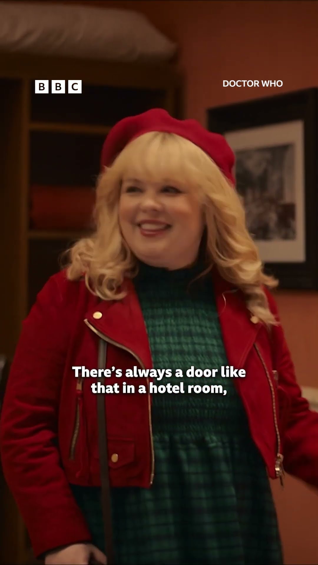 Nicola Coughlan stars as Joy in the Doctor Who Christmas special