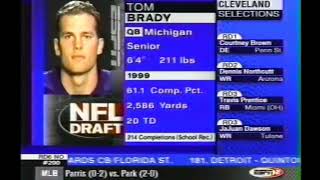 Patriots Select Qb Tom Brady 2000 Nfl Draft