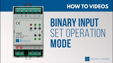How to Set the Binary Input Mode