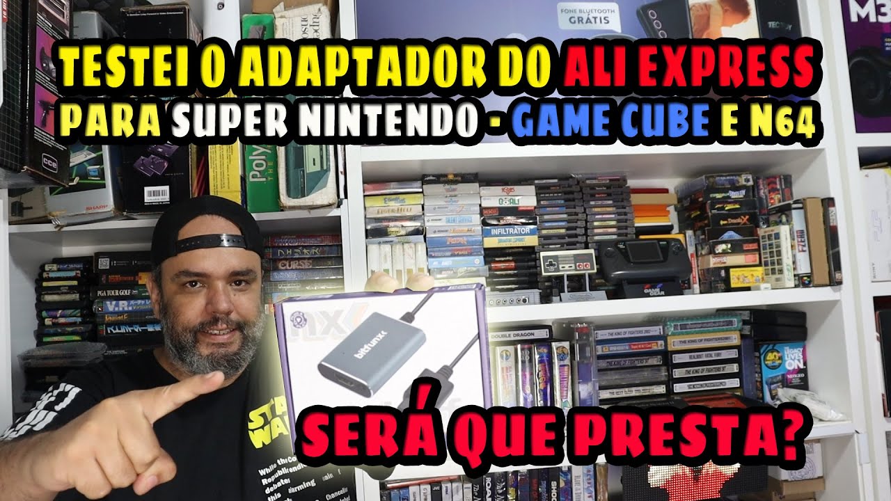 Testei o Novo Bitfunx para Super Nintendo, Game Cube e N64! Será que deu boa? A imagem ficou top?