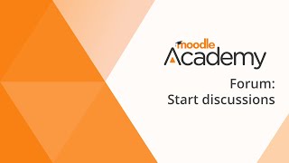 Forum in Moodle