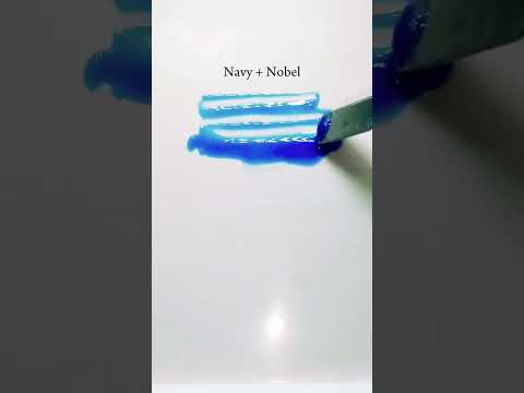 Surprising color recipe #colormixing #astic #asmr