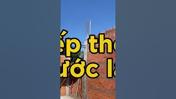 MUỐN TƯỜNG PHẲNG PHẢI LÀM ĐỦ 4 BƯỚC NÀY #xaydung #fyp #xaynhatrongoi #htcons #construction