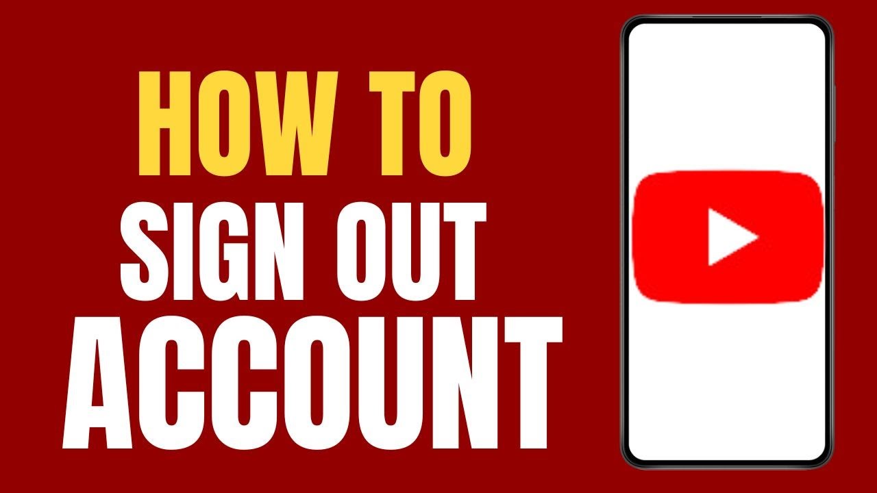 How to Sign Out YouTube Account from Other Devices ? - YouTube